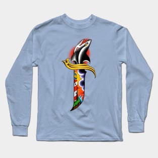 Shark knife Long Sleeve T-Shirt